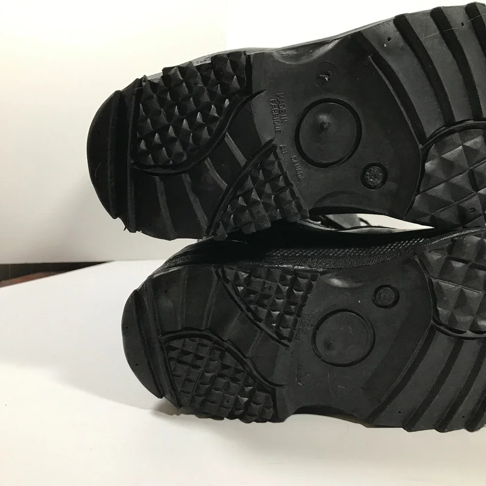 Maple Leaf Canada Black Insulated Winter Snow Boots Mens‎ US 7G UK 6.5 EU 40